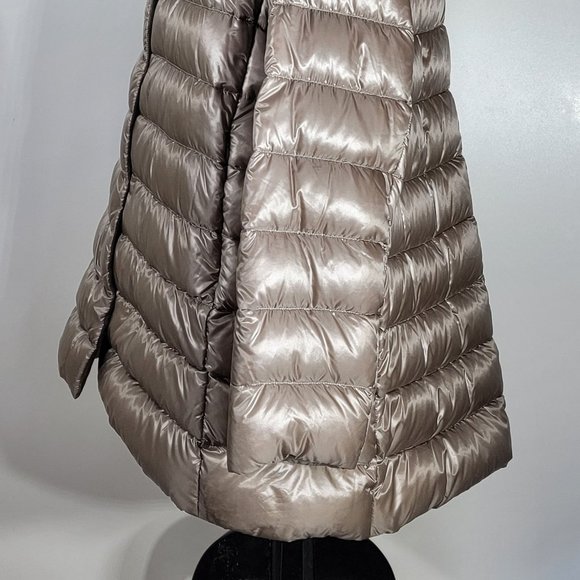 Herno Quilted Down Jacket Tortorachiaro Women's Size 50, NWOT - Picture 8 of 16